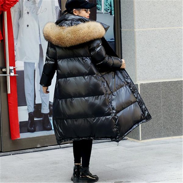 black down jacket women's long over the knee new explosion models fashion white duck down winter female big fur collar 9091
black down jacket women's long over the knee new explosion models fashion white duck down winter female big fur collar 9091