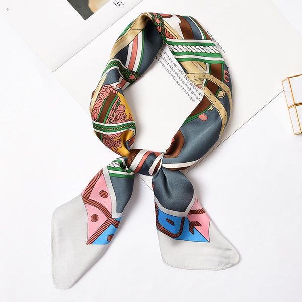new 70cm square silk neck scarf sweater decorated small bandana fashion print foulard headwear, Blue;gray
new 70cm square silk neck scarf sweater decorated small bandana fashion print foulard headwear, Blue;gray