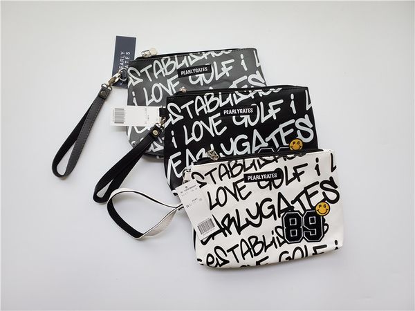 brand new pearly gates 89 golf hand bag white/black/gray pearly gates hand bag pg golf handbag ems shipping
