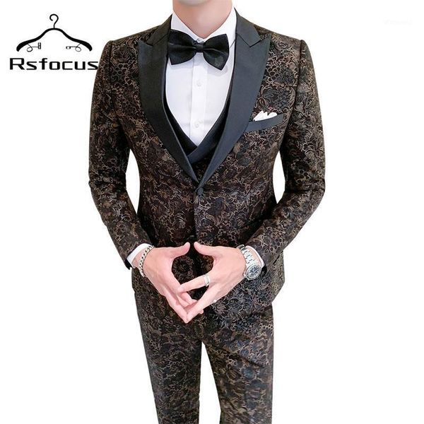 double splits mens floral print suits elegant wedding dress plus size costume mariage homme luxury three piece suits men tz1941, White;black
double splits mens floral print suits elegant wedding dress plus size costume mariage homme luxury three piece suits men tz1941, White;black