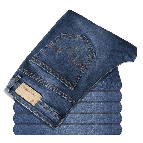 men's jeans brand exclusive design famous casual denim men straight slim middle waist stretch vaqueros hombre1, Blue
men's jeans brand exclusive design famous casual denim men straight slim middle waist stretch vaqueros hombre1, Blue