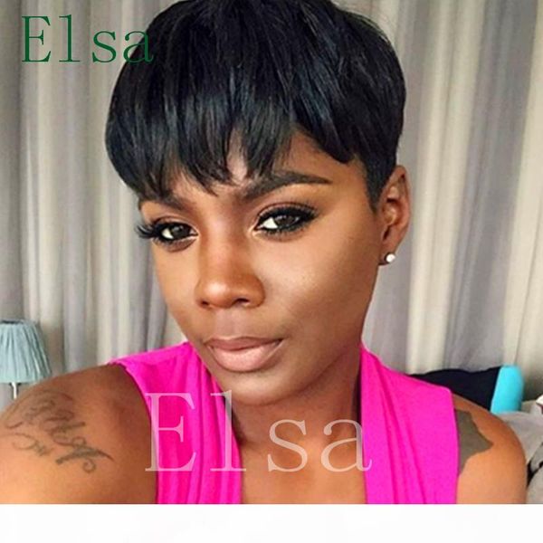 unprocessed human hair lace wigs natural color side part straight rihanna hairstyle lace front wigs virgin pixie cut short brazilian hair, Black;brown
unprocessed human hair lace wigs natural color side part straight rihanna hairstyle lace front wigs virgin pixie cut short brazilian hair, Black;brown