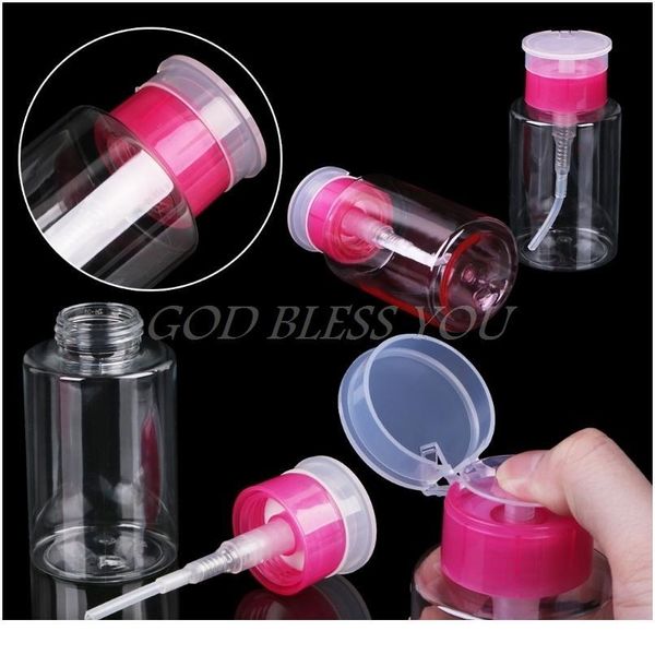 160ml empty pump dispenser liquid gel polish remover clean bottle for nail art drop bbyxmf
160ml empty pump dispenser liquid gel polish remover clean bottle for nail art drop bbyxmf