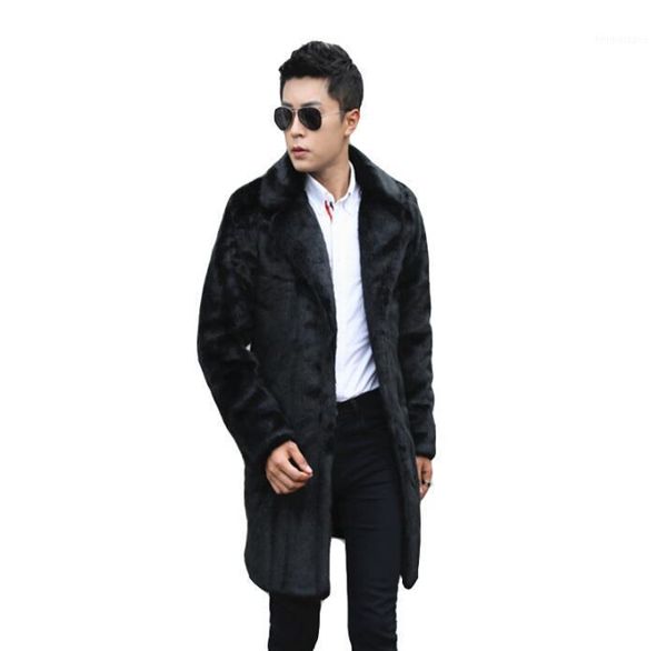 men's fur & faux autumn long mink leather jacket mens winter thicken warm coat men slim jackets jaqueta de couro fashion b751, Black
men's fur & faux autumn long mink leather jacket mens winter thicken warm coat men slim jackets jaqueta de couro fashion b751, Black