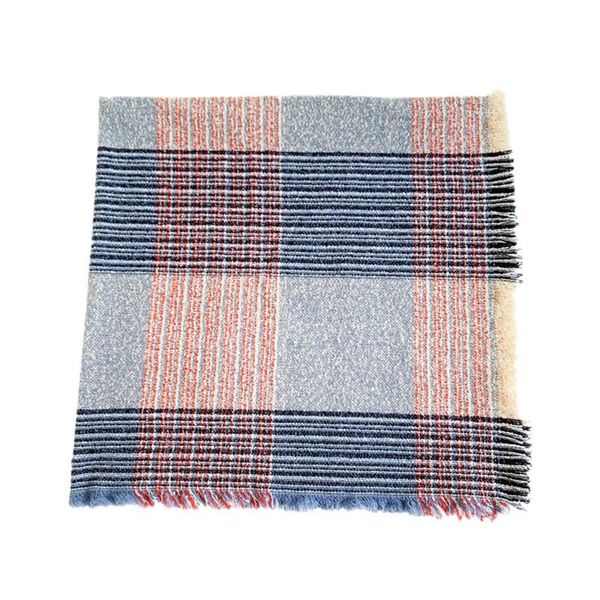 scarves women scarf plaid warm shawls winter lady blanket, Blue;gray 
scarves women scarf plaid warm shawls winter lady blanket, Blue;gray