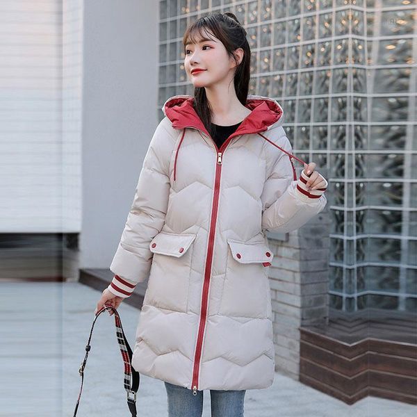 2020 new winter jacket women casual medium long hooded parka fashion pocket decoration jacket coat female office lady1, Black
2020 new winter jacket women casual medium long hooded parka fashion pocket decoration jacket coat female office lady1, Black
