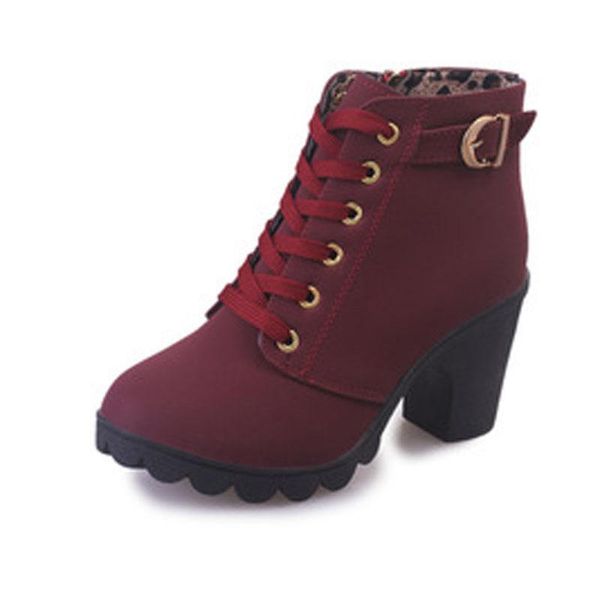 ms 2020's ankle boot with round head, chunky heel and fashionable boots, Black
ms 2020's ankle boot with round head, chunky heel and fashionable boots, Black