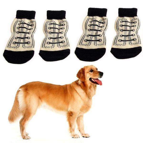 dog apparel 4pcs pet sneakers shoelace pattern non-slip socks paws cover shoes s-xl drop1
dog apparel 4pcs pet sneakers shoelace pattern non-slip socks paws cover shoes s-xl drop1