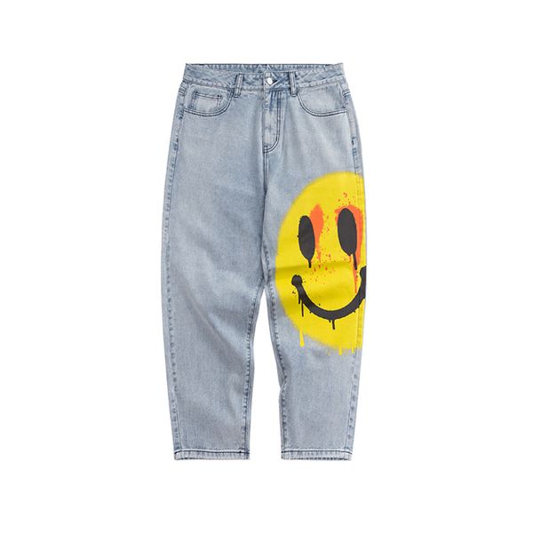 inflation men's stretch loose fit jeans men's denim pants streetwear blue men's jeans pants with smile face 3091s20 q1216
inflation men's stretch loose fit jeans men's denim pants streetwear blue men's jeans pants with smile face 3091s20 q1216