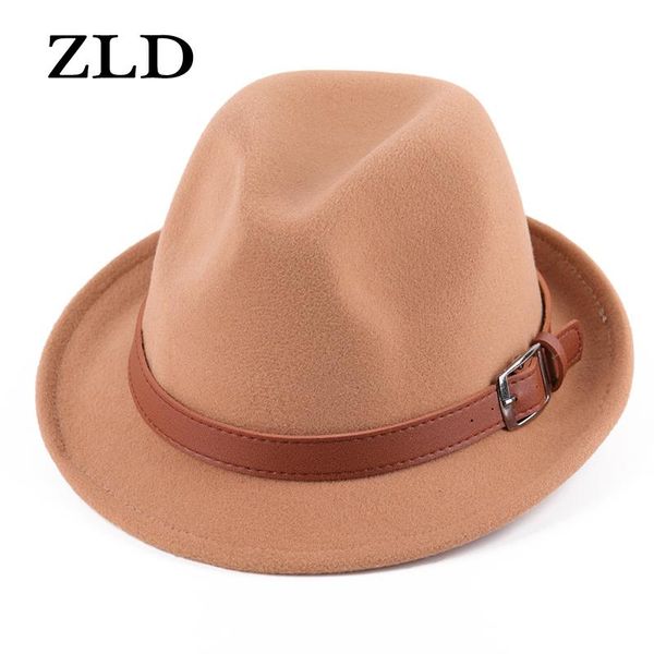 zld winter new women fedoras hat fashion men ladies back flip retro gentleman jazz hats casual faux wool felt cap cowboy caps, Blue;gray
zld winter new women fedoras hat fashion men ladies back flip retro gentleman jazz hats casual faux wool felt cap cowboy caps, Blue;gray