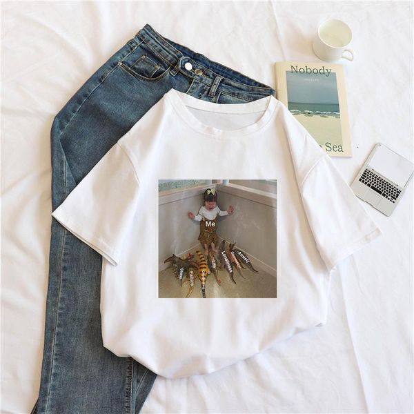 my life is very bad letter print summer harajuku tees fun spoof personality fashion casual loose short-sleeve women t-shirt, White
my life is very bad letter print summer harajuku tees fun spoof personality fashion casual loose short-sleeve women t-shirt, White