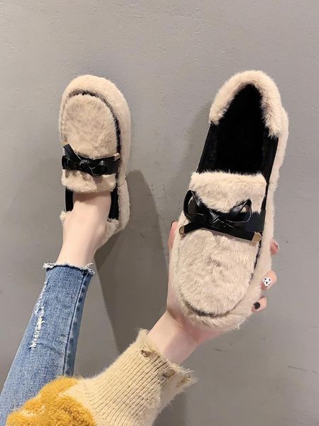casual woman shoe modis loafers fur platform shallow mouth female footwear autumn low heels 2020 creepers dress fall new, Black
casual woman shoe modis loafers fur platform shallow mouth female footwear autumn low heels 2020 creepers dress fall new, Black