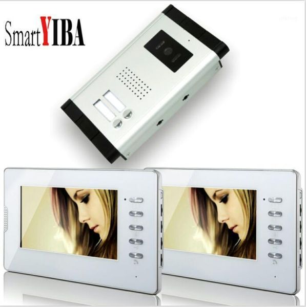 smartyiba 2 units night vision home security camera apartment intercom video door phone 7" monitors for 2 rooms1
smartyiba 2 units night vision home security camera apartment intercom video door phone 7" monitors for 2 rooms1