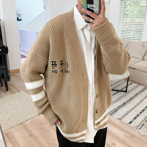 2021 new jaqueta masculina outono inverno novo fino slida cardigan de longa personalidade juventude masculinas tid4, Black;brown
2021 new jaqueta masculina outono inverno novo fino slida cardigan de longa personalidade juventude masculinas tid4, Black;brown