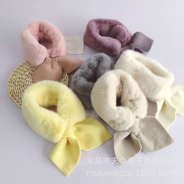 plush personalized children's wool stitched scarf ins thickened warmth in autumn winter solid color cross neckband for boys and exob, Red;brown
plush personalized children's wool stitched scarf ins thickened warmth in autumn winter solid color cross neckband for boys and exob, Red;brown