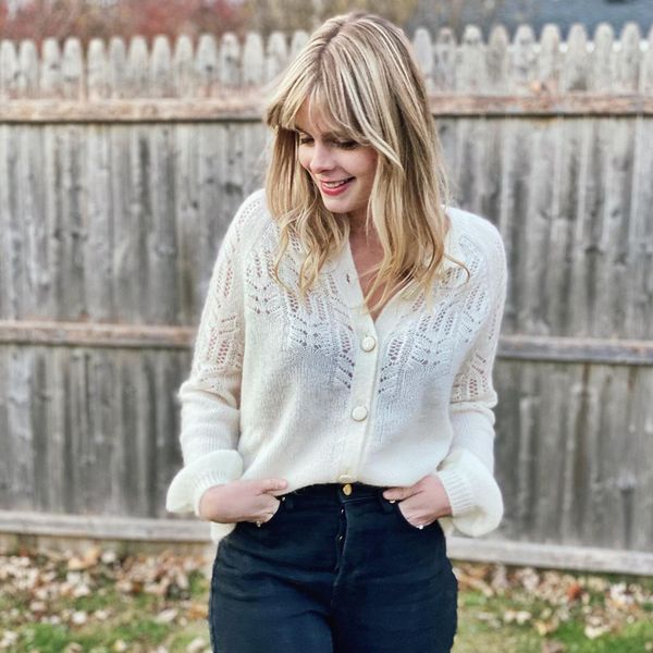 fantasy knitted cardigan casual winter neck long sleeve elegant 2020 vintage nightgown office female sweater autumn, White;black
fantasy knitted cardigan casual winter neck long sleeve elegant 2020 vintage nightgown office female sweater autumn, White;black