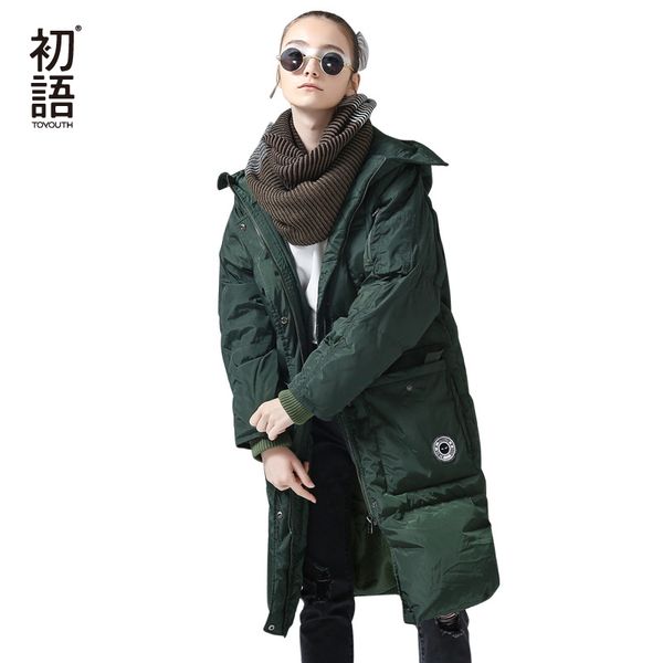 toyouth down jacket winter long hooded down parkas 80% white duck down parka female thicken warm solid green outerwear coat c1204, Black
toyouth down jacket winter long hooded down parkas 80% white duck down parka female thicken warm solid green outerwear coat c1204, Black