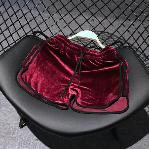 women's shorts women velvet casual vintage short feminino womens fashion velour pants bermudas feminina, White;black
women's shorts women velvet casual vintage short feminino womens fashion velour pants bermudas feminina, White;black