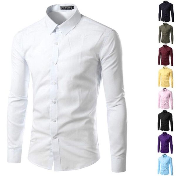 brand new mens shirt long sleeve slim fit clothing solid man dress shirts vestidos camisa social masculina chemise homme 16, White;black
brand new mens shirt long sleeve slim fit clothing solid man dress shirts vestidos camisa social masculina chemise homme 16, White;black