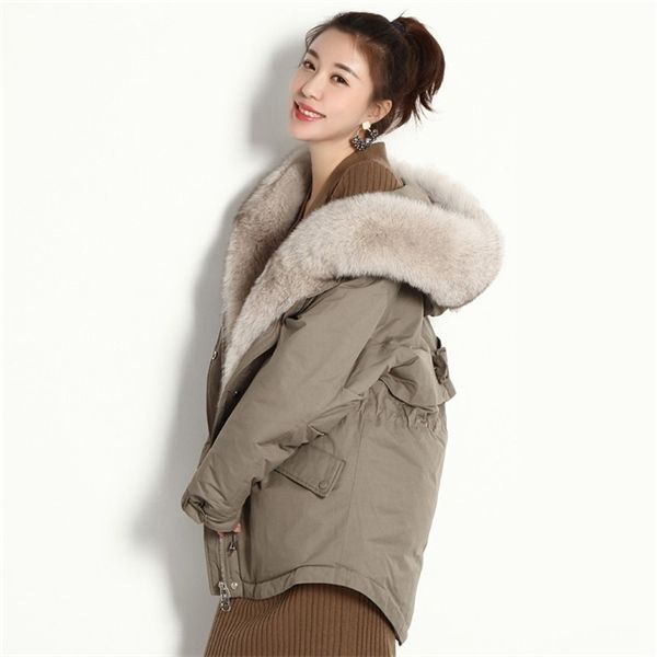 fitaylor 2020 winter natural fur coat women 90% white duck down parkas fox fur hooded jackets new oversized real fur overcoat q1217, Black
fitaylor 2020 winter natural fur coat women 90% white duck down parkas fox fur hooded jackets new oversized real fur overcoat q1217, Black