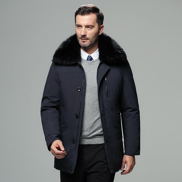 men's down & parkas 2021 winter jacket to keep warm the coats male long middle-aged father men hooded, Black
men's down & parkas 2021 winter jacket to keep warm the coats male long middle-aged father men hooded, Black