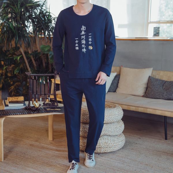 fall new chinese style retro personality embroidery leisure long-sleeved men's suit big size trend q1216, Black;white
fall new chinese style retro personality embroidery leisure long-sleeved men's suit big size trend q1216, Black;white