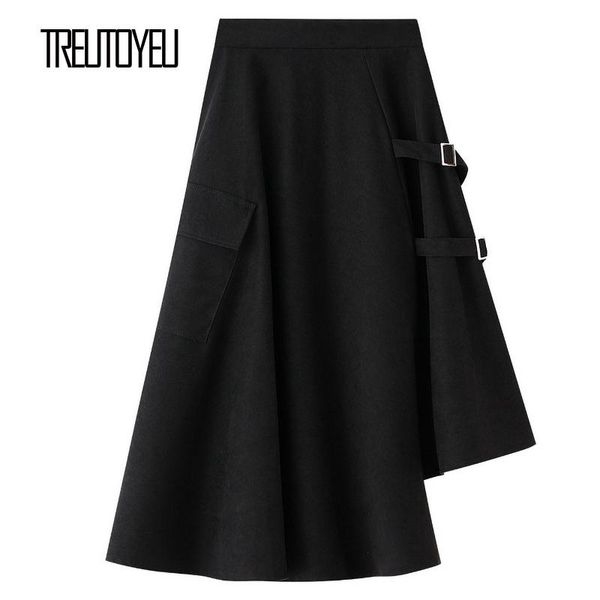 skirts treutoyeu black goth skirt with pocket vintage high waist bandage long for women school girl 2021 fashion jupe femme
skirts treutoyeu black goth skirt with pocket vintage high waist bandage long for women school girl 2021 fashion jupe femme