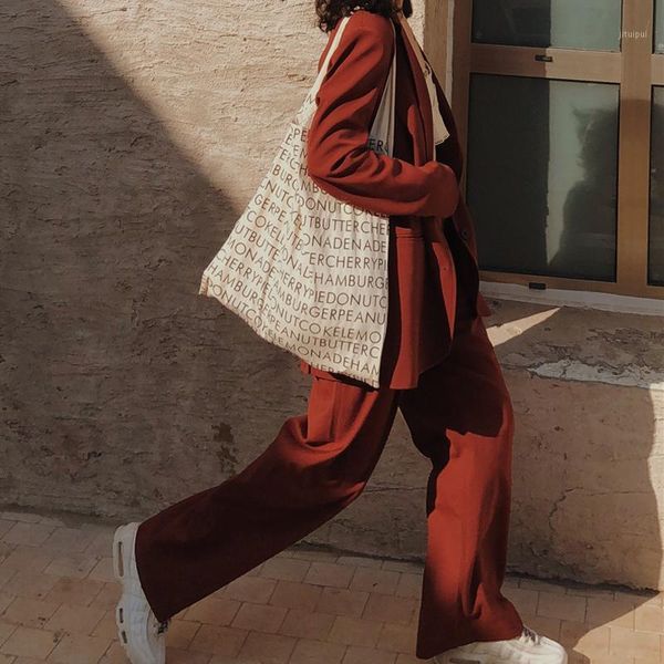 vintage ladies blazer pants suit streetwear oversize long blazer jacket+zipper casual trousers pant spring 2 piece set women1, White;black
vintage ladies blazer pants suit streetwear oversize long blazer jacket+zipper casual trousers pant spring 2 piece set women1, White;black