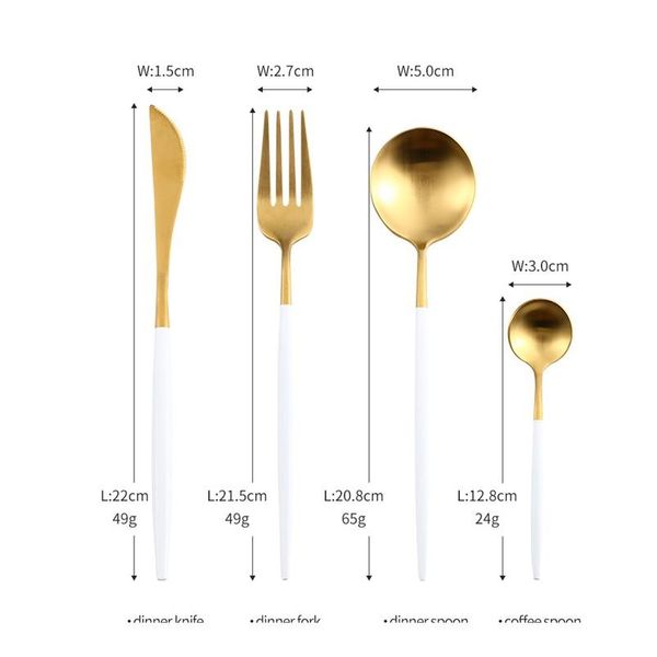 pink gold cutlery 4pcs/set steak knife spoon fork dessert spoon dinnerware set stainless steel western tableware cut jllubi
pink gold cutlery 4pcs/set steak knife spoon fork dessert spoon dinnerware set stainless steel western tableware cut jllubi