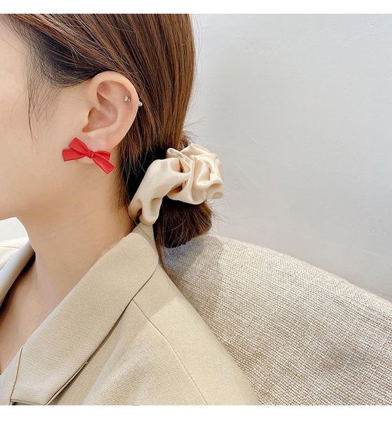 stud timeonly simple bowknot earrings red black metal earring party gifts for women girls korean style fashion accessories, Golden;silver
stud timeonly simple bowknot earrings red black metal earring party gifts for women girls korean style fashion accessories, Golden;silver