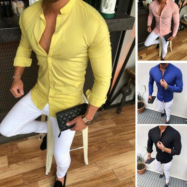 meihuida 2020 men shirt brand male long sleeve shirts casual hit color slim fit black man dress shirts, White;black
meihuida 2020 men shirt brand male long sleeve shirts casual hit color slim fit black man dress shirts, White;black