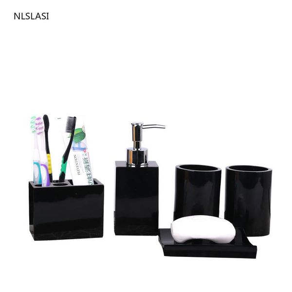 bath accessory set european simplicity of 5 resin bathroom accessories toothbrush holder lotion bottle mouth cup soap box shower storage
bath accessory set european simplicity of 5 resin bathroom accessories toothbrush holder lotion bottle mouth cup soap box shower storage