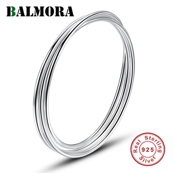 balmora 925 sterling silver 3 circles round bangles for women girls gift simple fashion jewelry about 18cm loop bracelet q1201 q1209, Black
balmora 925 sterling silver 3 circles round bangles for women girls gift simple fashion jewelry about 18cm loop bracelet q1201 q1209, Black