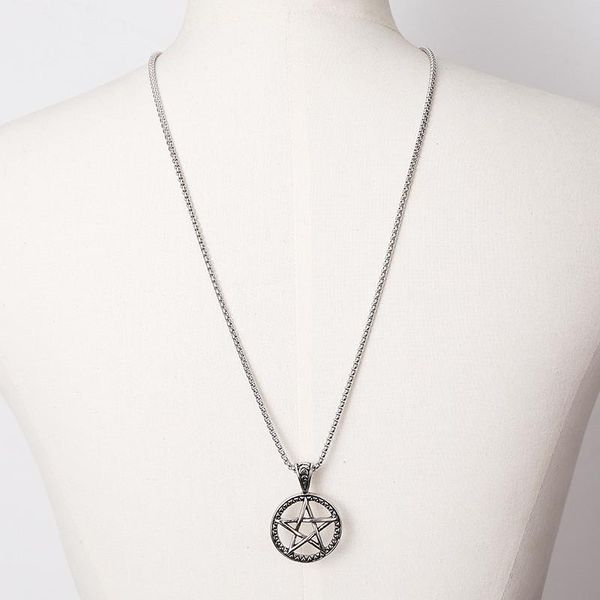 chains stainless steel men necklaces chain pendants pentagram stars silver punk rock hip hop for male boy fashion jewelry gift
chains stainless steel men necklaces chain pendants pentagram stars silver punk rock hip hop for male boy fashion jewelry gift