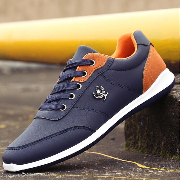 2020 fashion men casual flat shoes sneakers black blue grey low cut lace-up pu leather walking shoes loafers outdoor mens driving shoes 39-4
2020 fashion men casual flat shoes sneakers black blue grey low cut lace-up pu leather walking shoes loafers outdoor mens driving shoes 39-4