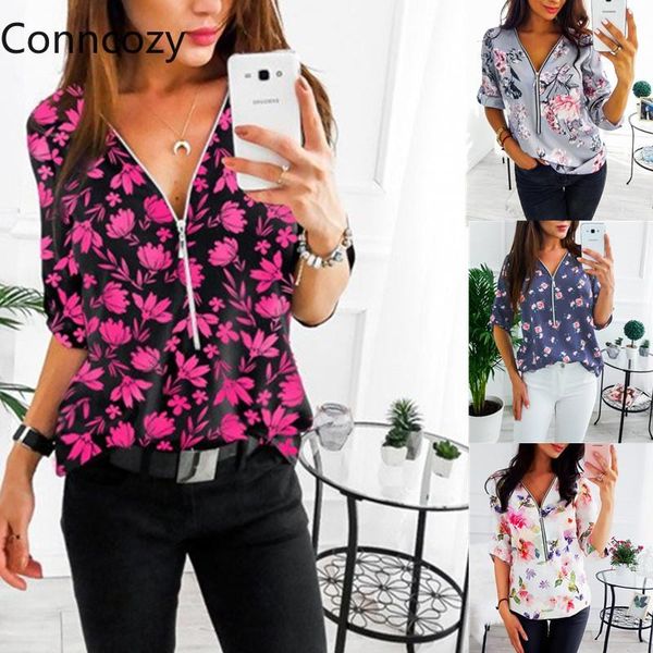 women's blouses & shirts zipper v-neck chiffon blouse for women plus size casual loose spring summer shirt vintage floral printed blusa, White
women's blouses & shirts zipper v-neck chiffon blouse for women plus size casual loose spring summer shirt vintage floral printed blusa, White