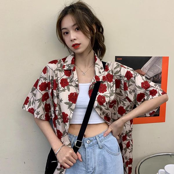 2021 floral print stylish shirt women turn down collar casual fashion female blouse gentle style loose lady blusa feminina, White
2021 floral print stylish shirt women turn down collar casual fashion female blouse gentle style loose lady blusa feminina, White