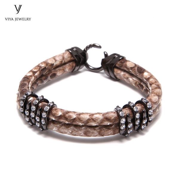 charm bracelets customize luxury natural python bracelet with 925 sterling silver clasp genuine & stingray leather cords, Golden;silver
charm bracelets customize luxury natural python bracelet with 925 sterling silver clasp genuine & stingray leather cords, Golden;silver