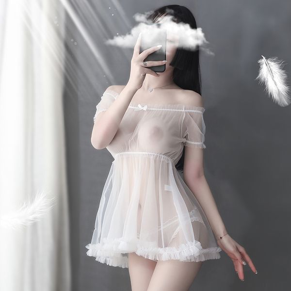 clothes provocative pajamas seductive bed dew clothing nightdress passion suit super sao, Red;black
clothes provocative pajamas seductive bed dew clothing nightdress passion suit super sao, Red;black