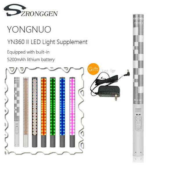 flash heads yongnuo yn360ii yn360 ii 3200k-5500k changeable rbg colorful handheld led video light with built-in 5200mah lithium battery
flash heads yongnuo yn360ii yn360 ii 3200k-5500k changeable rbg colorful handheld led video light with built-in 5200mah lithium battery