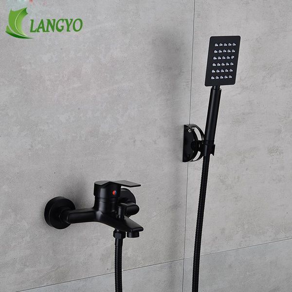 langyo твердые латунные двойных держателей ванна faucet balck настенный смеситель для ванной комнаты крана горячего и холодного водяного кра
langyo твердые латунные двойных держателей ванна faucet balck настенный смеситель для ванной комнаты крана горячего и холодного водяного кра