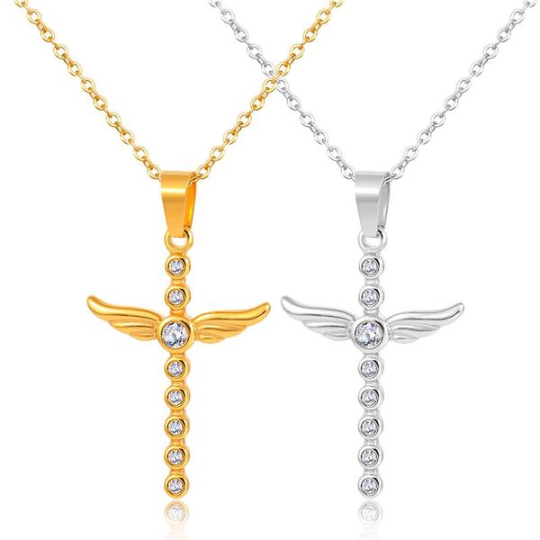 fysara религия crystal zircon cross choker ожерелье женщины свадебные подвесные цепи ожерелье титановый сталь христианский подарок ювелирных, Silver
fysara религия crystal zircon cross choker ожерелье женщины свадебные подвесные цепи ожерелье титановый сталь христианский подарок ювелирных, Silver