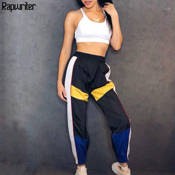 rapwriter fashion high waist contrast color pants women 2018 summer pencil pants streetwear cargo jogger women bottom1, Black;white
rapwriter fashion high waist contrast color pants women 2018 summer pencil pants streetwear cargo jogger women bottom1, Black;white