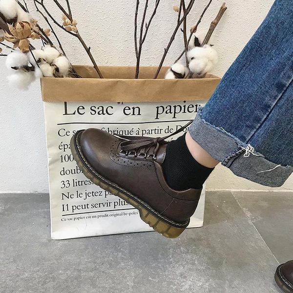 soft cross women's shoes modis casual female sneakers all-match british style autumn round toe oxfords flats 2020 winter preppy, Black
soft cross women's shoes modis casual female sneakers all-match british style autumn round toe oxfords flats 2020 winter preppy, Black