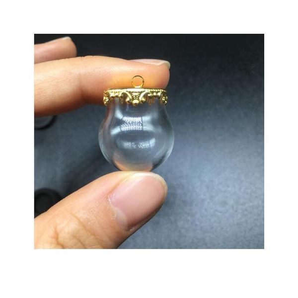 10sets 20*15mm miniature glass globe orbs bubble metal crown base tray jewelry necklace lanugo vial pendant diy wishing sqcoyi, Black
10sets 20*15mm miniature glass globe orbs bubble metal crown base tray jewelry necklace lanugo vial pendant diy wishing sqcoyi, Black