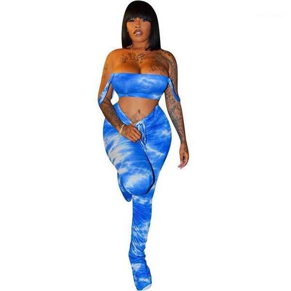 two piece dress women striped tie dye set strapless and split stacked pants suit jogger matching sets party 2 club outfits1, White
two piece dress women striped tie dye set strapless and split stacked pants suit jogger matching sets party 2 club outfits1, White