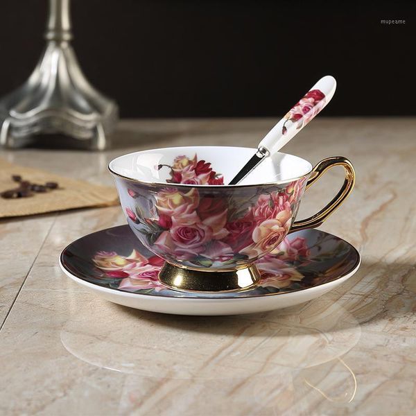 mugs european high-grade bone china coffee cup and saucer creative classical rose english afternoon flower set wj9031
mugs european high-grade bone china coffee cup and saucer creative classical rose english afternoon flower set wj9031