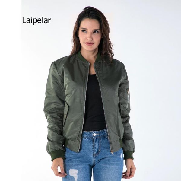 women's fashion street hipster solid color long-sleeved stand-up collar jacket cotton-padded jacket bomber short, Black;brown
women's fashion street hipster solid color long-sleeved stand-up collar jacket cotton-padded jacket bomber short, Black;brown