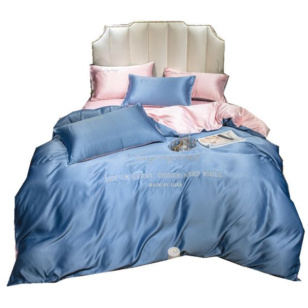 silk quilt cover suits double-sided washed four-piece printed color matching lce silk duvet cover bedding suits
silk quilt cover suits double-sided washed four-piece printed color matching lce silk duvet cover bedding suits