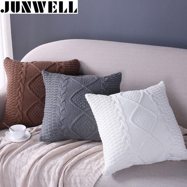 junwell acrylic knitted cushion twist throw pillow sofa office back braided cushion coussin cojines decorative 45x45cm square
junwell acrylic knitted cushion twist throw pillow sofa office back braided cushion coussin cojines decorative 45x45cm square